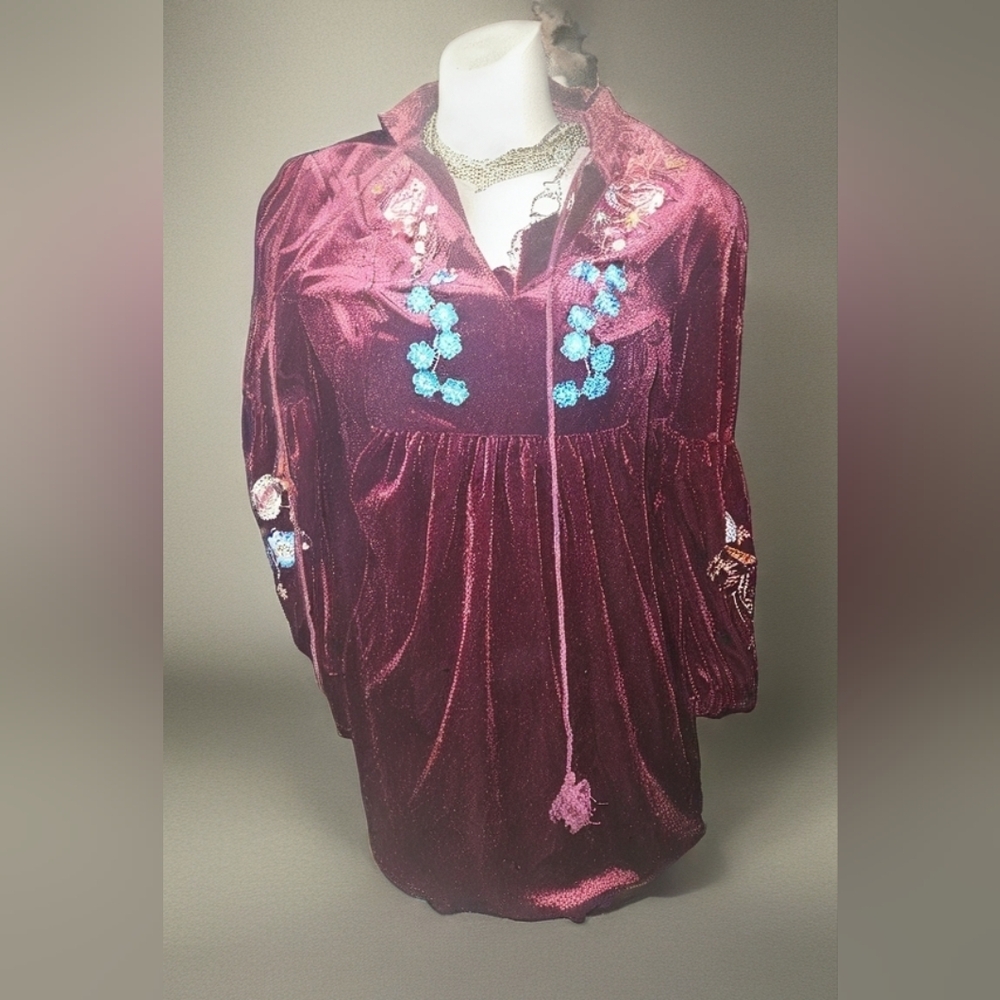 Women's velvet dress